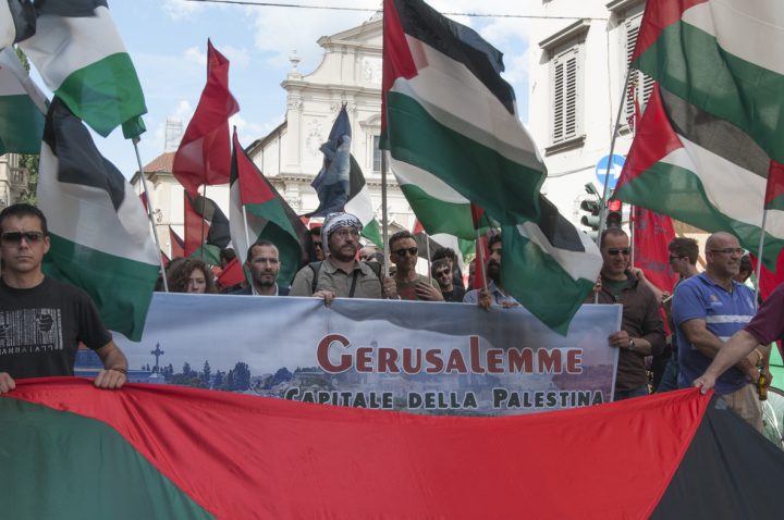 Firenze: manifestazione contro i massacri israeliani in palestina