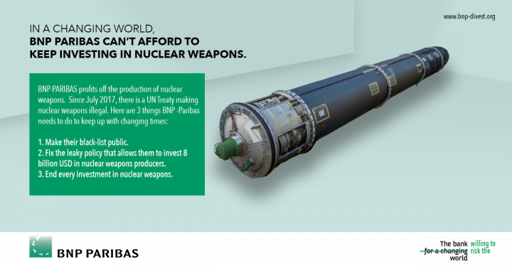 Le armi nucleari sono terrificanti, ma cosa posso fare?
