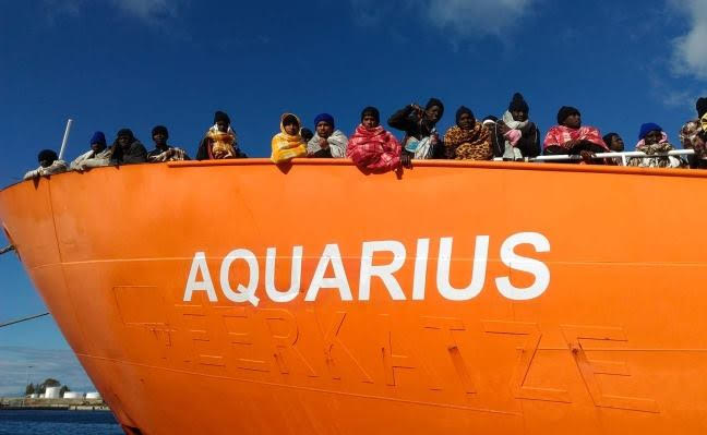 Sequestro nave Aquarius. Inquietante e strumentale attacco per bloccare azione salvavita in mare