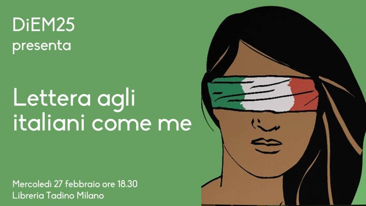 DiEM25 presenta ‘Lettera agli Italiani come me’