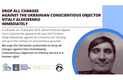 La Corte Suprema dell’Ucraina rilascia l’obiettore di coscienza Vitaly Alekseenko