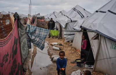 tendopoli a gaza foto internet